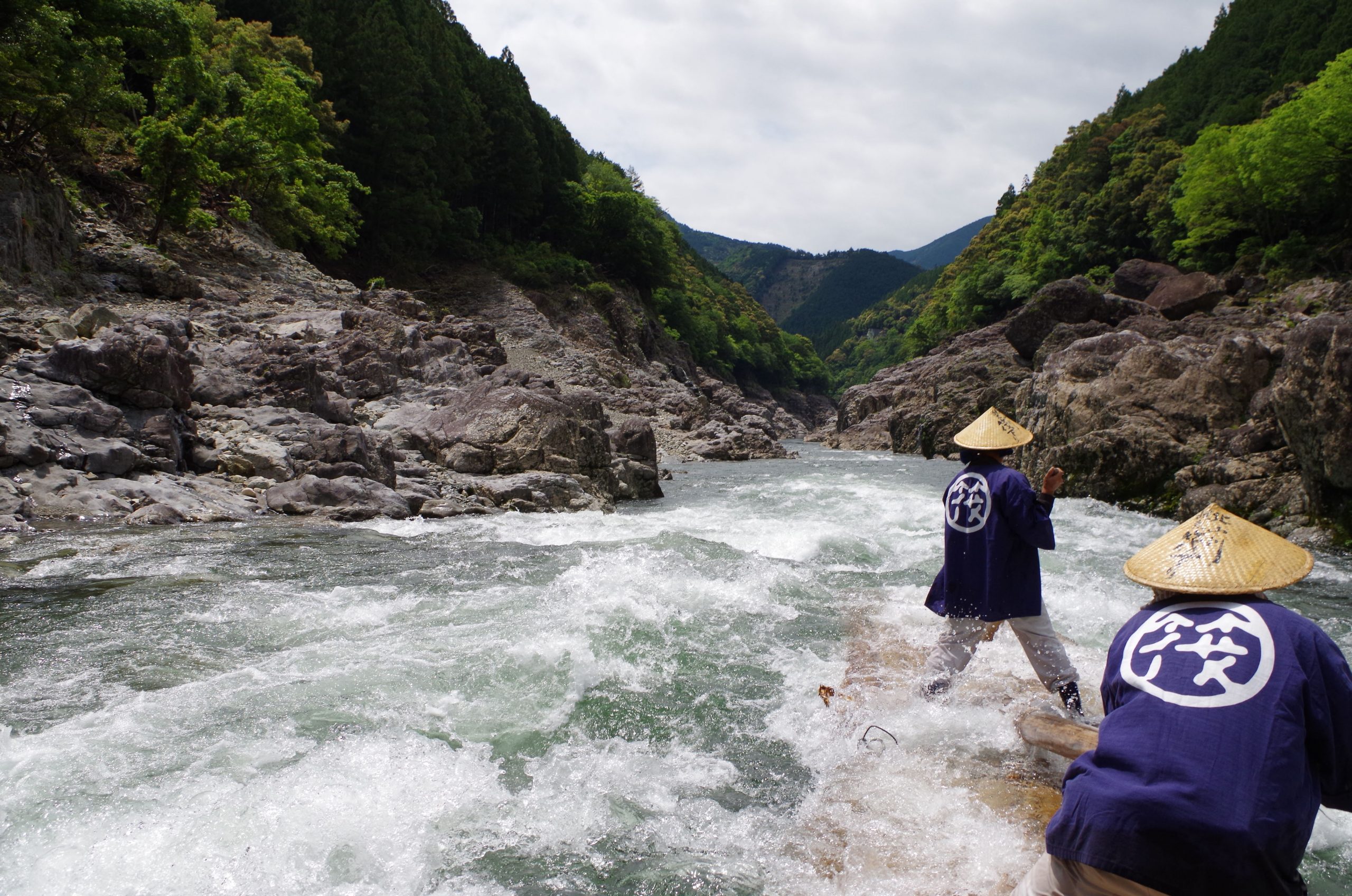 北山川観光筏下り