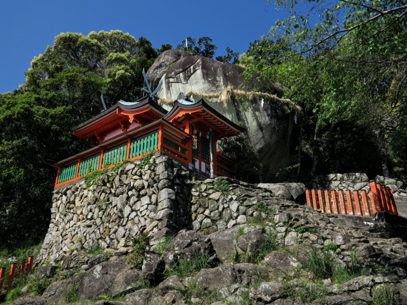 神倉神社 ゴトビキ岩