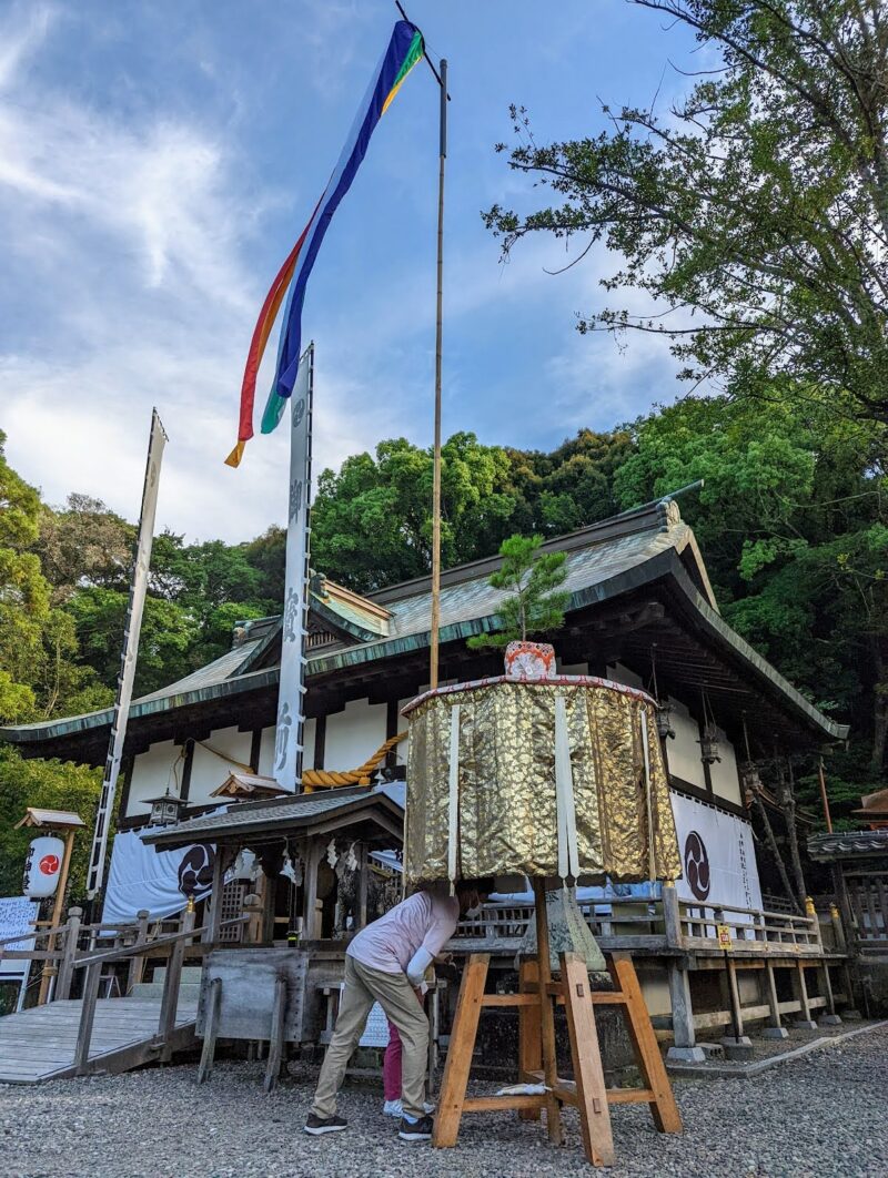 闘鶏神社：2022年7月25日
