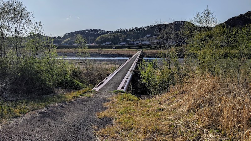 畑山橋（富田川の潜水橋）