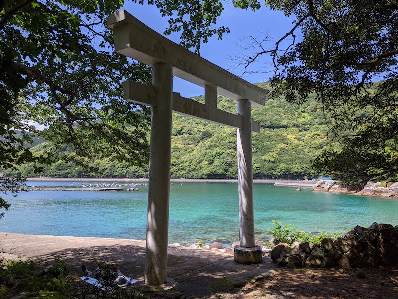 阿古師神社の鳥居