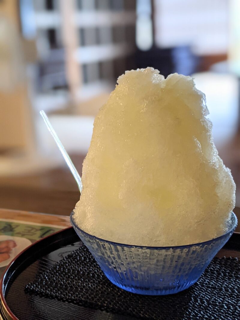 熊野古道おもてなし館：かき氷（新姫）
