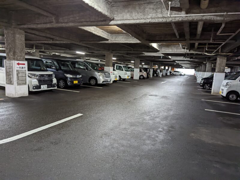 道の駅パーク七里御浜 地下駐車場